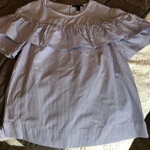 J. Crew ruffle blouse